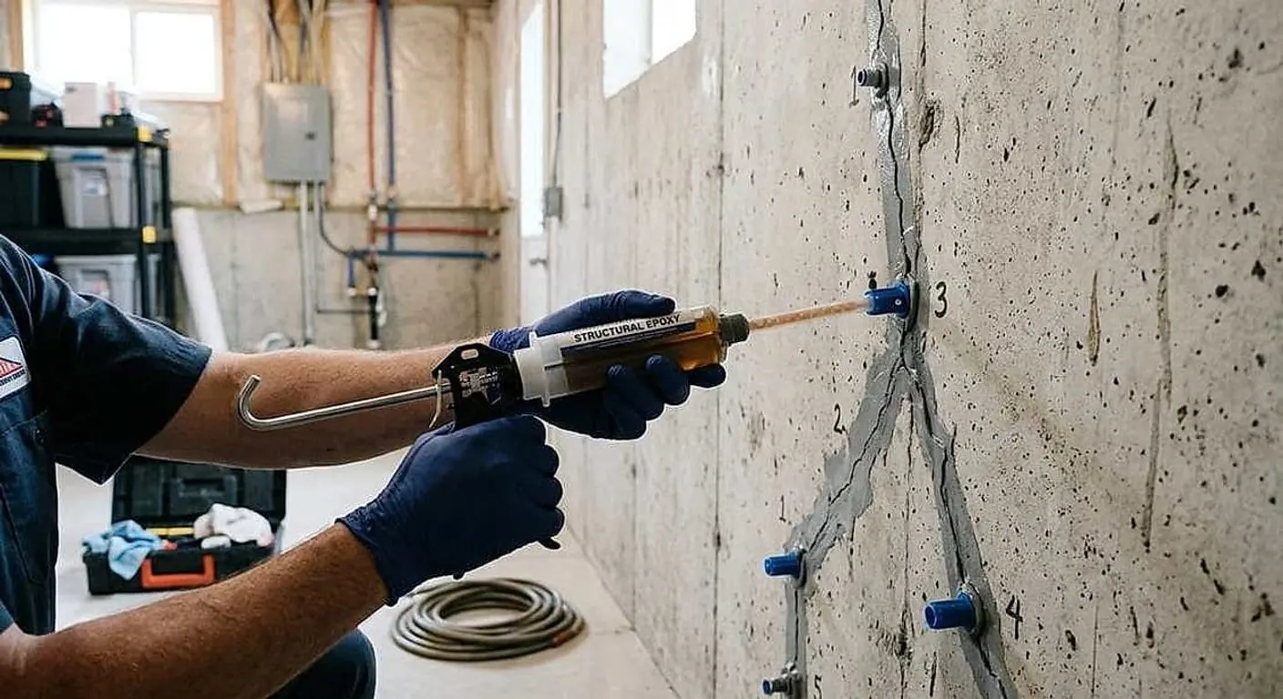 Foundation Crack Repair in Wausau, WI